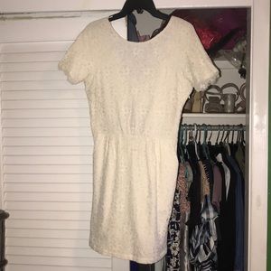 White lace dress